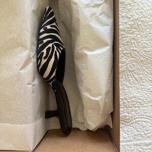 Reformation Wilda Kitten Mule Black - Size 6